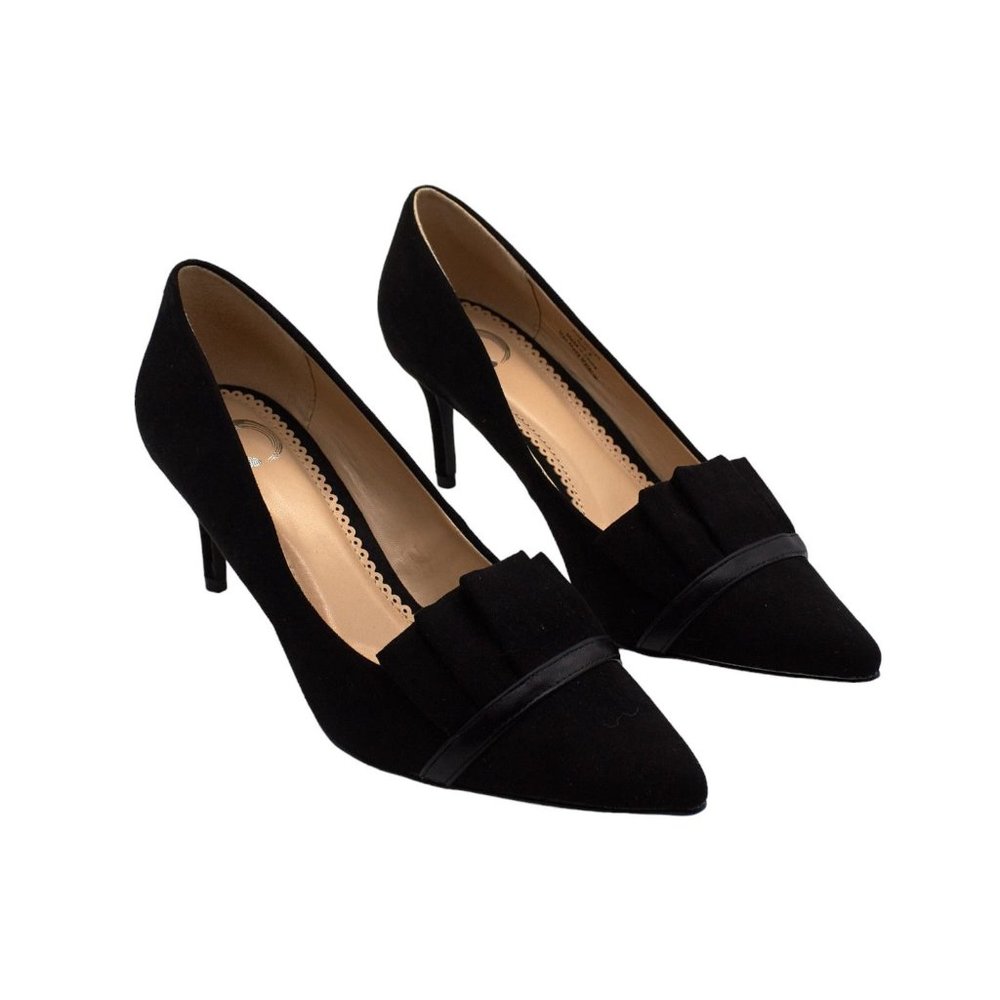 New Journee sz 7.5 Collection Black Suede Heels